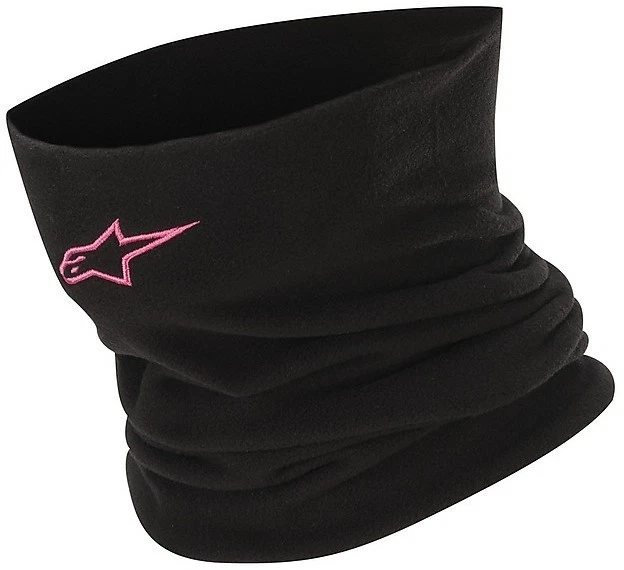 Alpinestars Motorcycle Neck Warmer - Black/Pink 47586141039 - Image 1 of 1