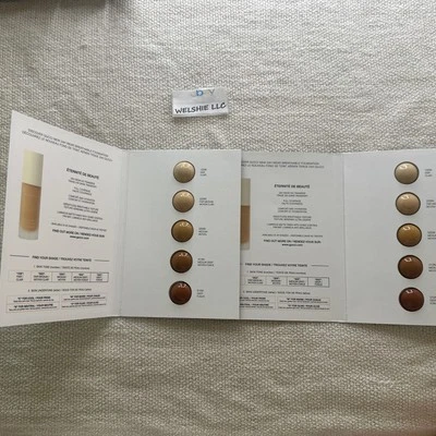 2 New Gucci 24H Wear Breathable Foundation Luminous Bubble  Sample Cards - Image 1 of 4