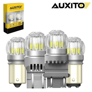 AUXITO White 3157 3457 3057 Signal Backup Reverse Tail Turn LED Light Bulb - Picture 1 of 34