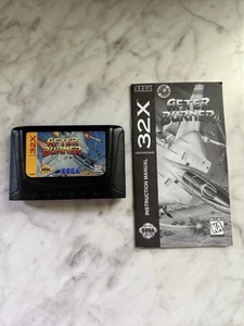 After Burner - Sega Genesis  32X (UNTESTED)  1995 WITH Manual - Picture 1 of 2