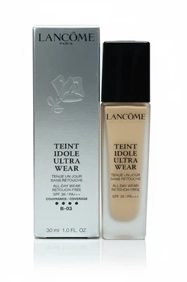 Lancôme Teint Idole Ultra Wear Foundation B-03 SPF 38 PA+++ 30ml New in Box - Image 1 of 4