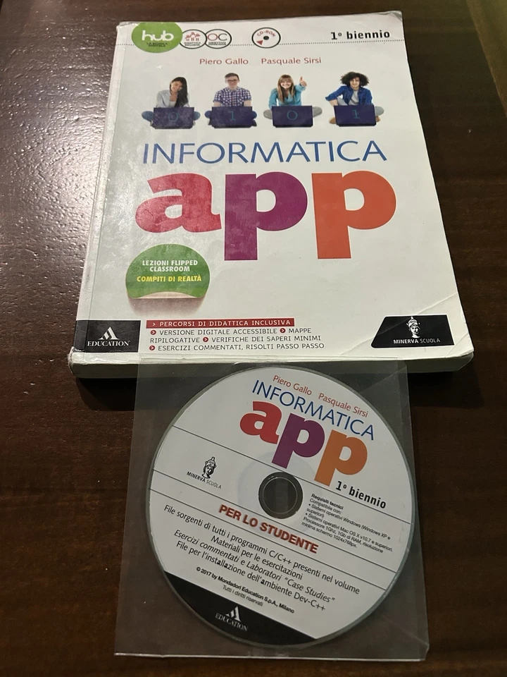 INFORMATICA app 1° biennio + CD-ROM 9788829851102 - Gallo, Sirsi - Immagine 1 di 1