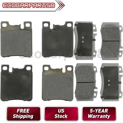 Front Rear Ceramic Brake Pad Kit for Mercedes-Benz CLK55 AMG 5.4L 2003 2004 - Image 1 of 3