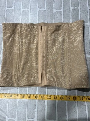 Maidenform 腰部训练紧身胸衣 超结实塑形 后 PREGNANCY XL 米色 棕褐色 — 第 1/4 张图片