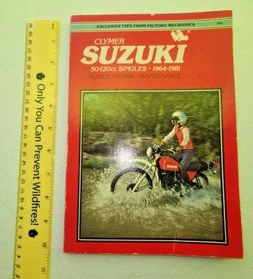 Clymer M367 Suzuki 50-120CC Singles 1964-1979 Shop Service Manual - Image 1 of 4