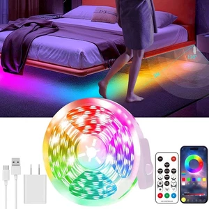 Motion Activated LED Light Strip, 16.4FT Sensor 16.4FT, Multicolor  - Picture 1 of 6