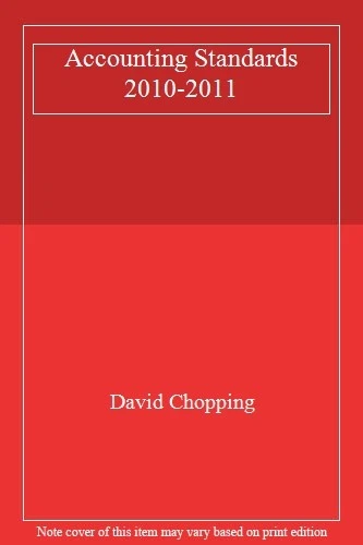 Accounting Standards 2010-2011 By David Chopping - Image 1 of 1