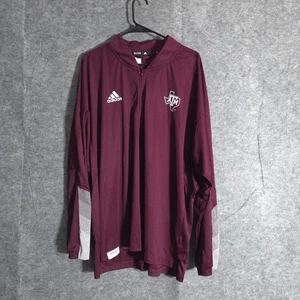 Adidas Texas A&M Aggies Quarter Zip Pullover Primeblue Herren 2XL Player Issues - Bild 1 von 14