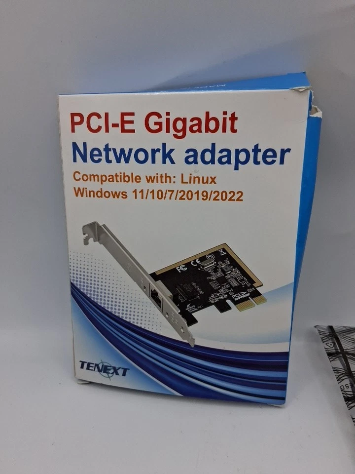 Realtek Chipset Gigabit PCI Express Ethernet Network Interface Card with Low ... - Image 1 of 4