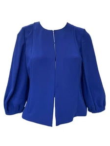 MARINA RINALDI Women's Carolina Floaty Fabric Jacket $525 NWT - Picture 1 of 7