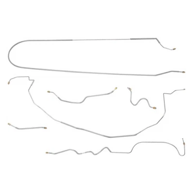 1963-65 Buick Riviera kit completo de linha de freio a tambor elétrico tubos 6 peças aço original - Imagem 1 de 4