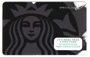 Starbucks 2014 Special Edition Dark Black Siren Gift Card - No Cash Value - Bild 1 von 2