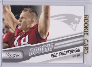 Rob Gronkowski RC NEW ENGLAND PATRIOTS 2010 Presitge Football ROOKIE CARD - Foto 1 di 2