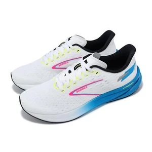 Sneakers da corsa Brooks Hyperion bianche nere rosa blu uomo 1104071D-120 - Foto 1 di 8
