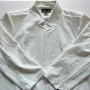 New York Company Co White Blazer Size 1X - Picture 1 of 4