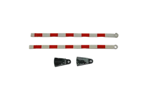 2 Lego® TRAIN Railway 9V RC Level Crossing Barriers Gates Set ! 2ND CHOICE ! - Picture 1 of 1