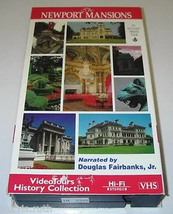 VHS Video Tour Newport Mansions Marble Hunter House Breakers Elms Rosecliff RI - Picture 1 of 3