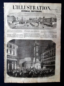 1859,19 Fevrier," L'Illustration Journal Universel " Xilo,8 Fogli,16 Pagine,Etna - Imagen 1 de 6