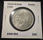 Great Britain 1939 Florin Km# 855