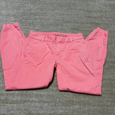 J Crew Womens Chino Pants Coral Pink Size 00 City Fit Cotton Casual Scout - Image 1 of 4
