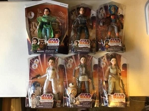 Star Wars Forces Destiny Figure Last Jedi Set Rey, Leia, Wren, R2D2 DVD Blu-ray - Picture 1 of 12