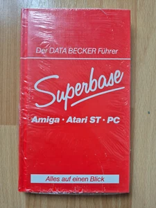 ✅ 1 Buch: AMIGA ATARI ST PC - SUPERBASE von Data Becker ⭐ original versiegelt ⚡️ - Picture 1 of 2