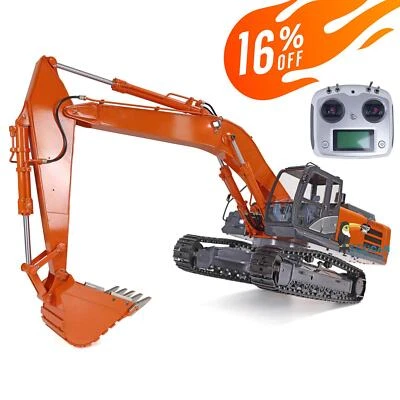360 DIM-H3 1/12 Metal Hydraulic RC Excavator Assembled Digger Light System - Image 1 of 4