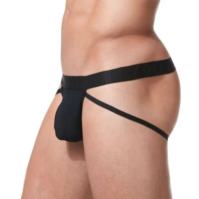 Gregg Homme Jockstrap Xcite MicroModal Jacquard Jock Negro 152434 122 Foto 1 de 4