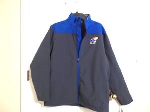 MEN'S *KANSAS JAYHAWKS* ZIP UP GRAY/BLUE MEDIUM 38/40 JACKET NWT - Picture 1 of 9