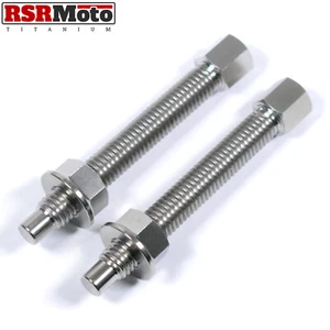 Aprilia RSV4 Tuono V4 & Factory Titanium Chain Adjusters Adjustment Bolts, 2015+ - Picture 1 of 3