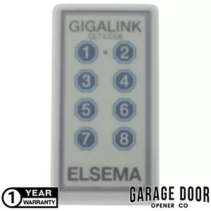 ELSEMA GIGALINK 433.92Mhz 8 Button Remote - Code GLT43308 GENUINE ELSEMA PRODUCT - Picture 1 of 11