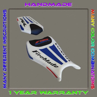 Custom Design Seat Cover HONDA CBR1000RR 2008-2016 White+blue-white-red - Image 1 of 4