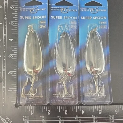 [3] Super cuchara South Bend 3/4 OZ/cromo Foto 1 de 2