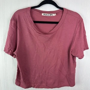 Michael Stars dark rose t-shirt short sleeve size OS - Imagen 1 de 4