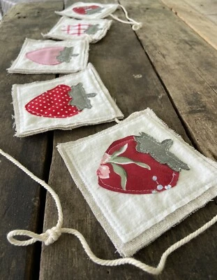 Banderín de lona para fresas - 6 pies Farmer’s Market o Strawberry Party Foto 1 de 4