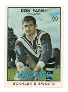 1968 B Scanlens Rugby League (5) Don PARISH Magpies (Near Mint) - Bild 1 von 2