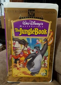 Walt Disneys The Jungle Book VHS 1997 30th Anniversary Limited Edition  - Picture 1 of 5
