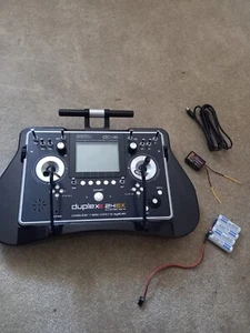 JETI DC-16 2,4Ghz transmitter w/REX6 receiver + Rx battery - Picture 1 of 15