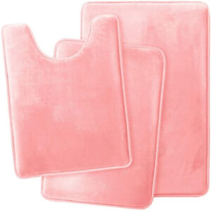 Pink Bathroom Rug Set For, Pink Bathroom Rugs