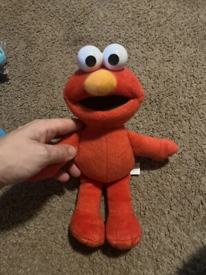 Fisher Price Peluche Elmo, Plaza Sésamo 11" Plástico Ojos Rojo, 2009 Foto 1 de 3
