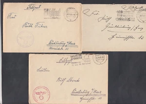 7 Feldpost-Briefe, Königsberg, Luftwaffe K.G. 77, u S. Flak-Abteil. 217, 1940/44 - Bild 1 von 6