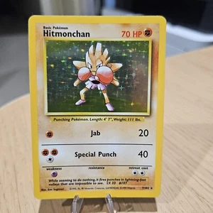 β
π¦πΊ Hitmonchan 7/102 Base Set 1999 WOTC Holo LP-NM Pokemon TCG Card - Picture 1 of 6