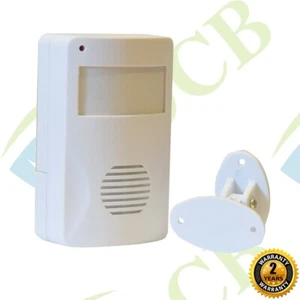 Alerta de timbre de visitante con detección de movimiento PIR inalámbrico Mercury - Alarma de entrada a tienda/puerta - Imagen 1 de 5