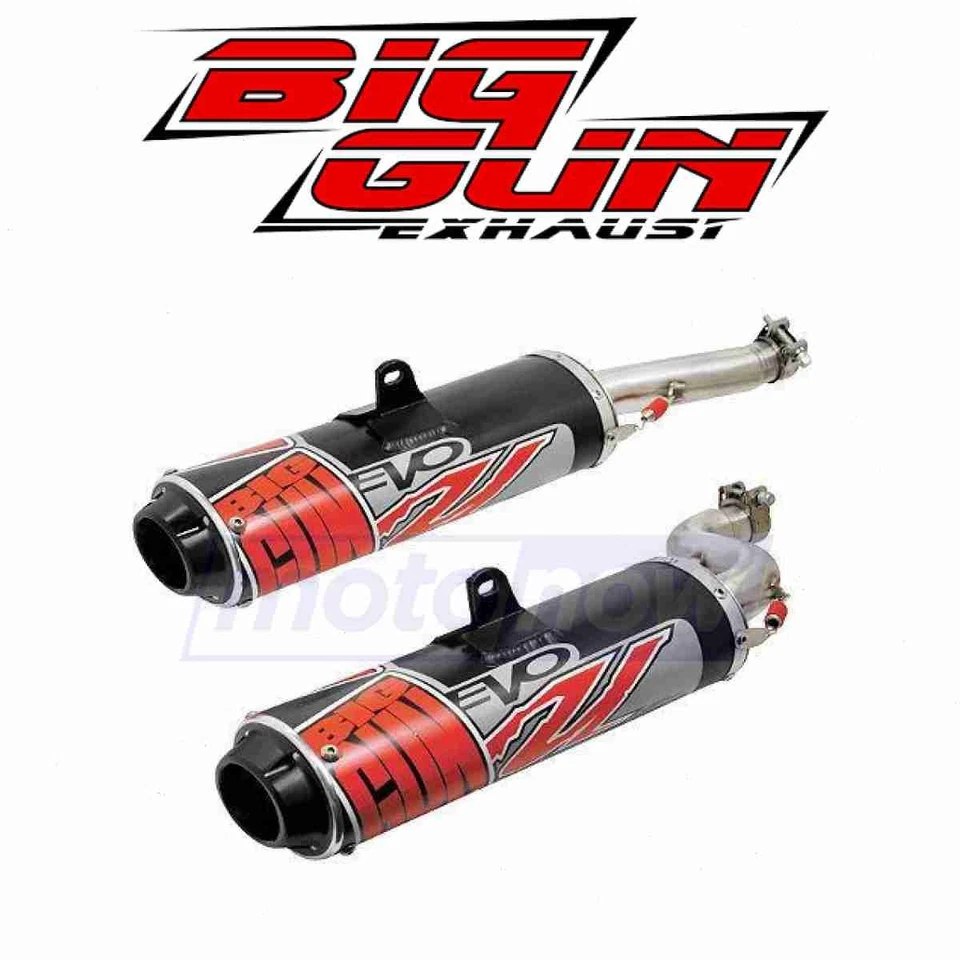 Big Gun EVO Sport Utility Dual Slip-On for 2014-2015 Kawasaki KRT800 Teryx4 sc Foto 1 de 4