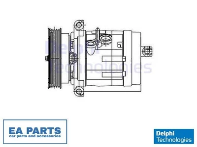 Compressor, air conditioning for CHEVROLET OPEL DELPHI TSP0155984 - Image 1 of 3