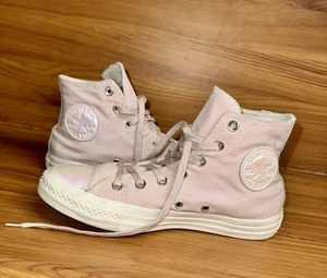 Converse Chuck Taylor All Star High Top schillernde Spitze hellrosa Damengröße 6 - Bild 1 von 6