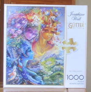 LE TRE GRAZIE DI JOSEPHINE WALL - Completo - BUFFALO GAMES GLITTER PUZZLE - Foto 1 di 2