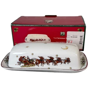 PORTMEIRION STUDIOS Weihnachtsgeschichte BUTTERDOSE MIT ÜBERZOGEN Originalverpackung - Bild 1 von 20