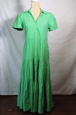 Vestido maxi Brochu Walker verde Havana XS - Imagem 1 de 4