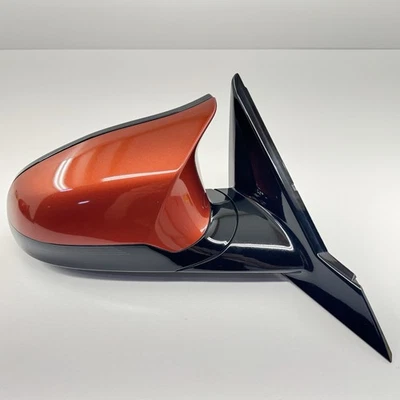 Espejo retrovisor puerta derecha pasajero BMW M2 F87 16-21 naranja puesta de sol OEM Foto 1 de 4